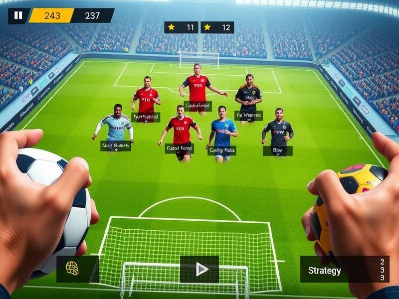 Champion Eleven Pro strategy and formation setup screen
