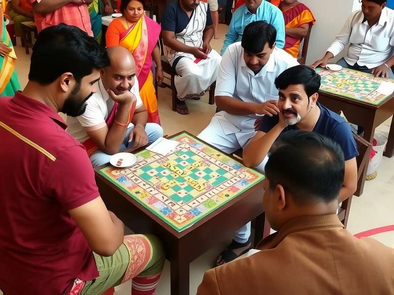 Scrabble Yatra tournament with diverse participants in India