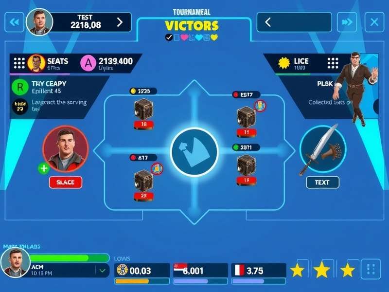 Instant Victors tournament interface with leaderboard