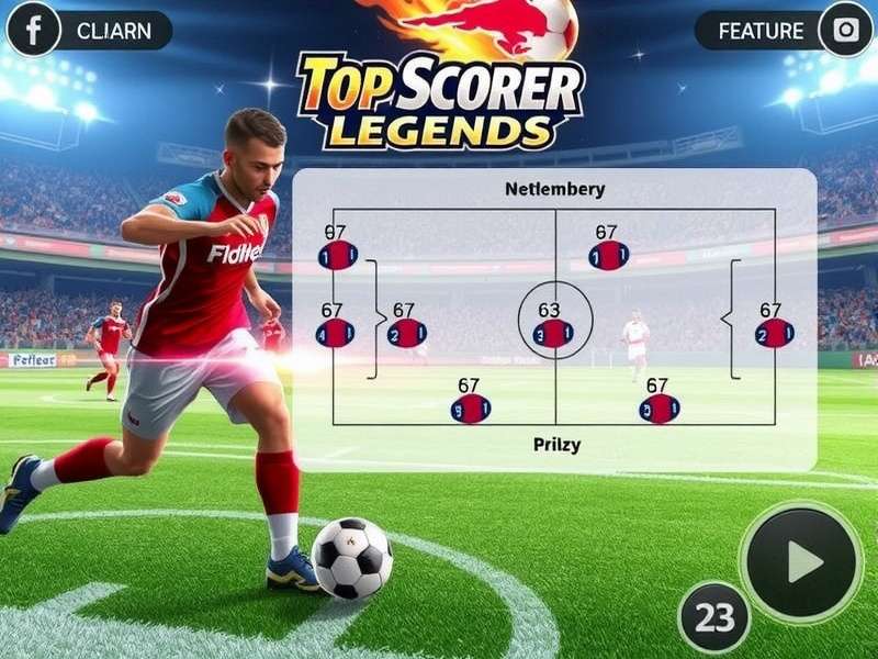 Top Scorer Legends feature showcase highlighting game modes