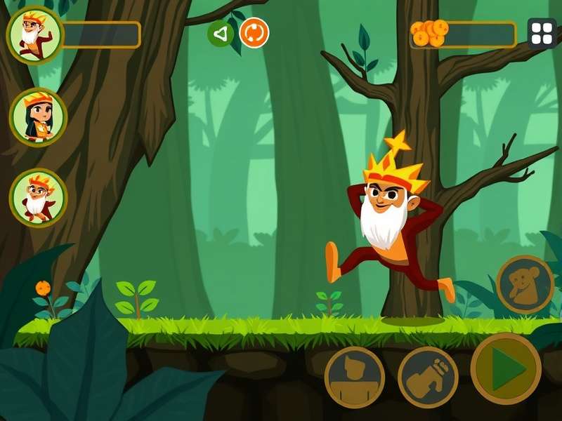 Jungle Anise Run King character abilities demonstration