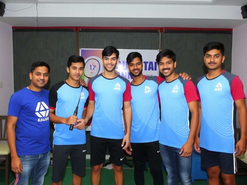 India Badminton Aces Team Celebration