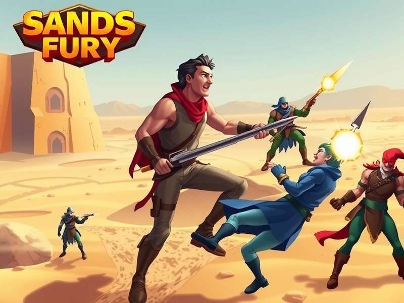 Sands Fury combat gameplay screenshot showing special moves