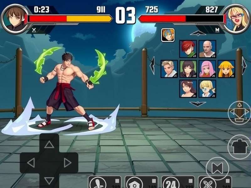 Brave Kochi Fighter gameplay screenshot showing character combat