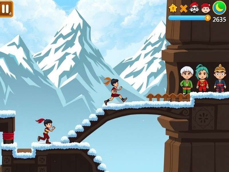 Indian Temple Runner character selection screen showing multiple playable characters