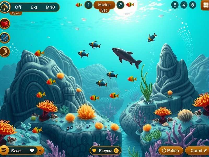 Sea Sanctuary Sage strategy interface showing ecosystem management