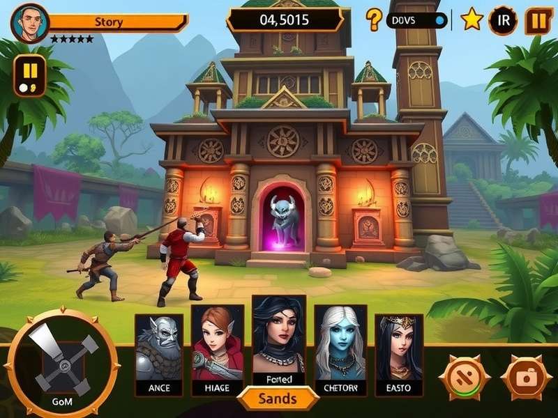 Goa Warrior Reign story scene showing characters and dialogue