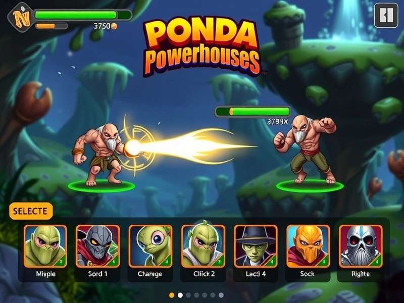 Ponda Powerhouses character roster showing diverse designs
