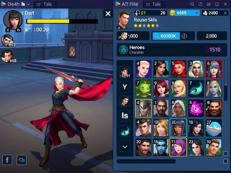 Dauntless Fighter S Tale character roster showing diverse heroes