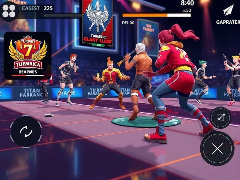 Turmeric Titan Glory Battle combat interface and controls