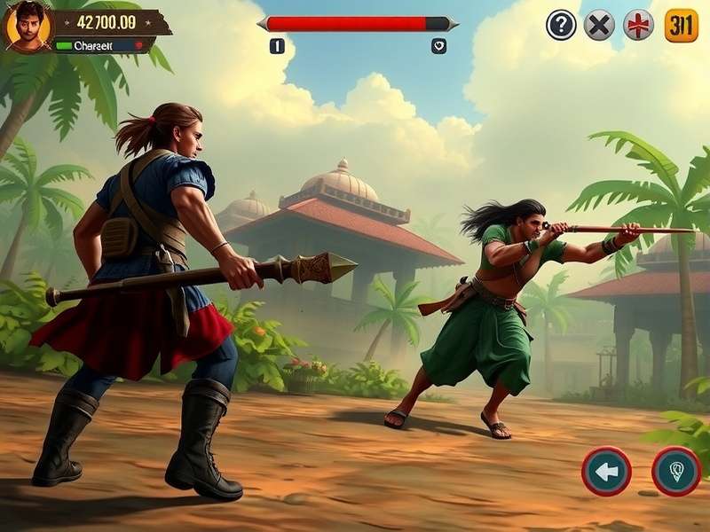 Character selection screen from Warrior S Adventure India