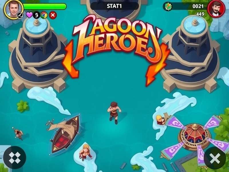 Lagoon Heroes Game Main Screen