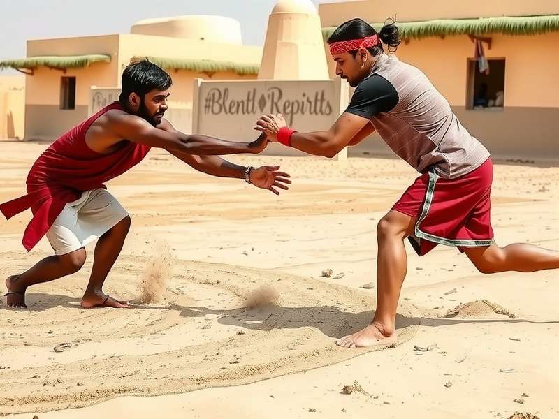Indian Dune Fight training session demonstrating techniques