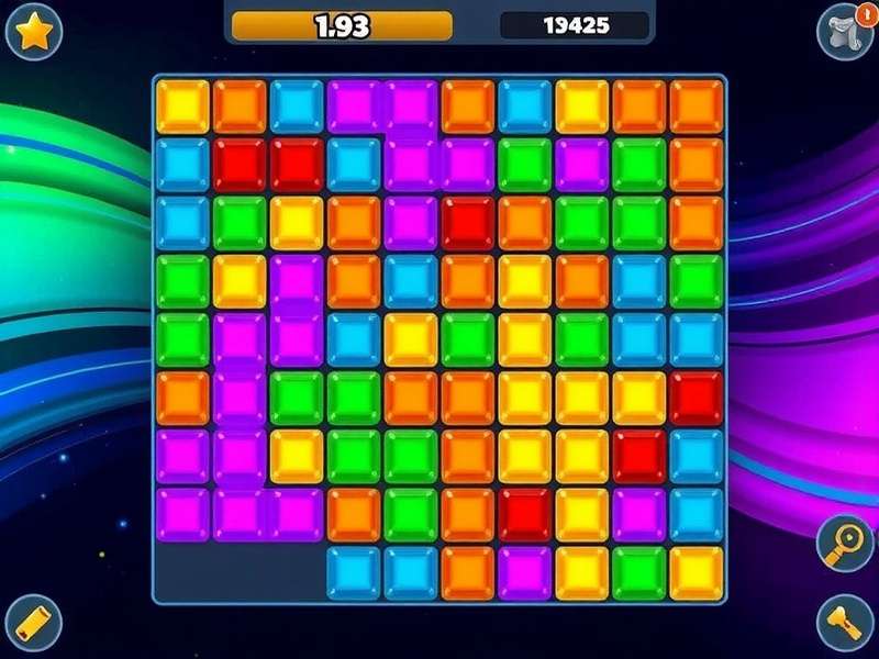 Color Blast Challenge user interface