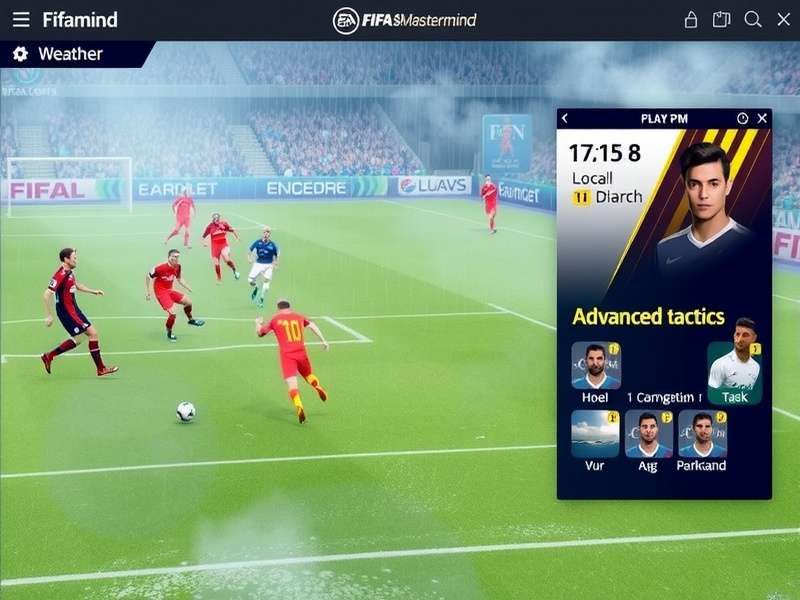 FIFASkill Mastermind gameplay screenshot showing advanced tactics