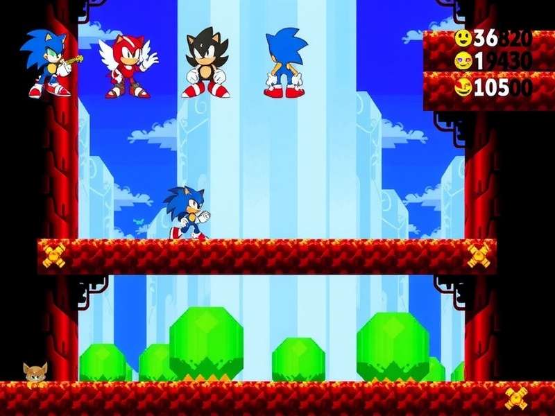 Sitar Sonic Supreme character selection screen