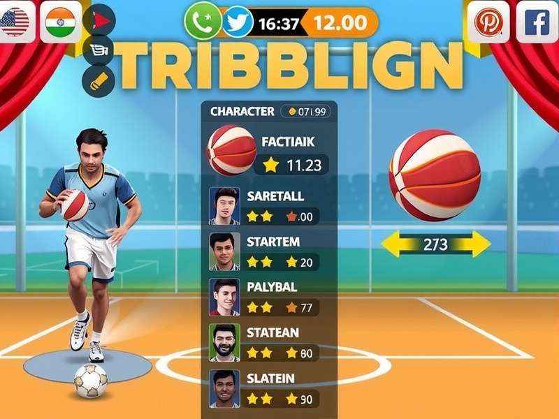 Indian Dribble Sensation character customization options
