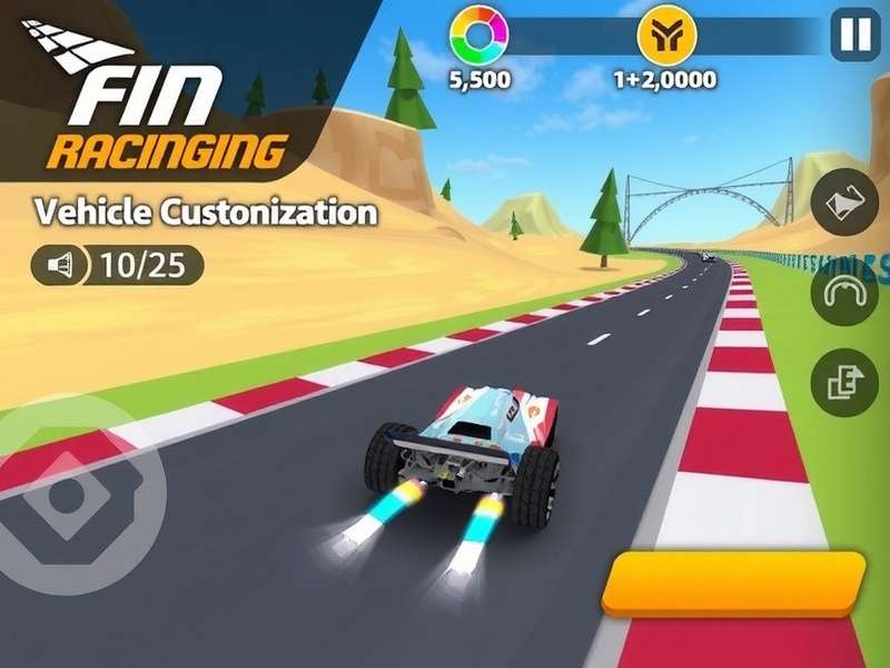 Fin Racing Ace Game Screenshot