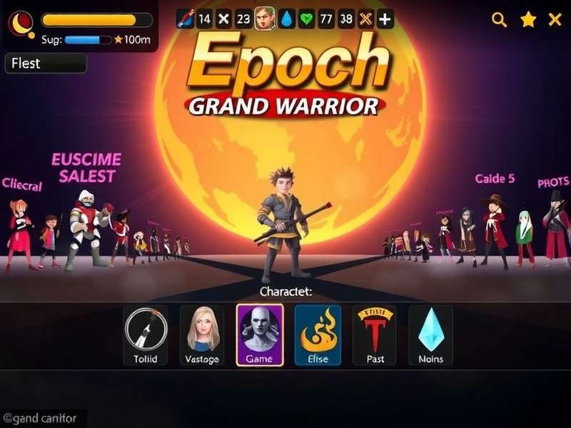 Epoch Grand Warrior Game Interface