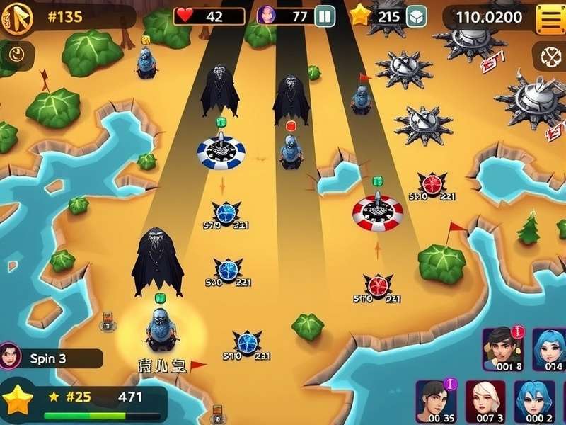 Gala Spin Conqueror gameplay interface showing spin mechanics and scoring system