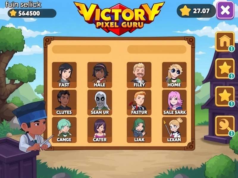 Victory Pixel Guru Character Designs