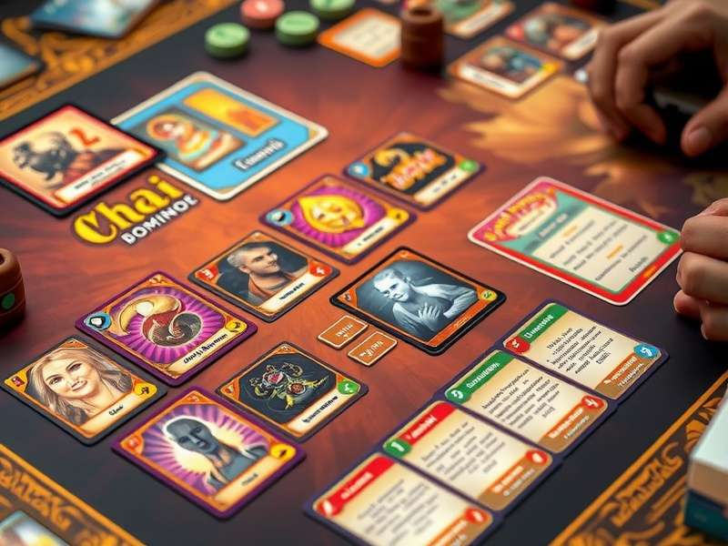 Chai Dominion Divas game components and board setup