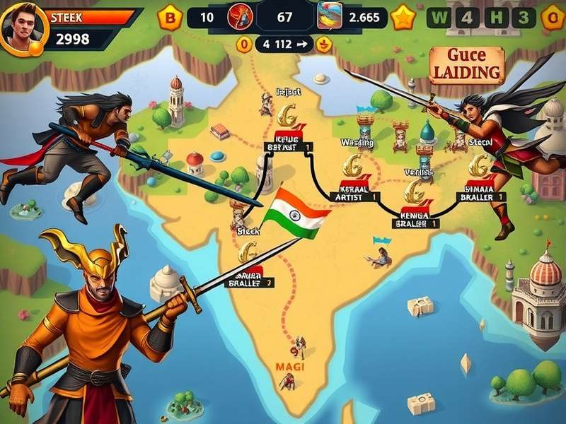 Rajput Warrior character from Desi Battle Champions