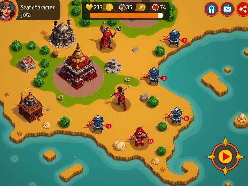 Maratha Warriors Adventure strategy map view