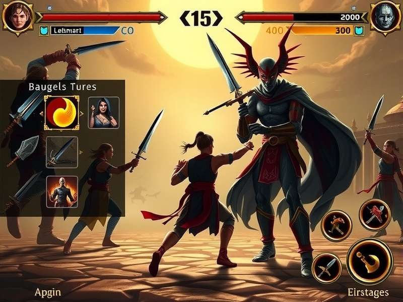 Deccan Sword Master skill tree and character progression interface