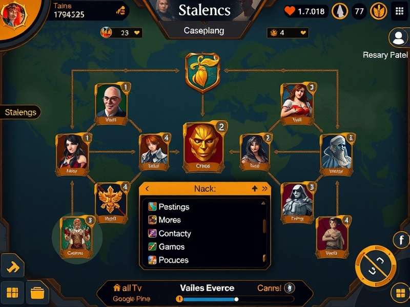 Opulence Operator Oracle main gameplay screen showing strategic interface