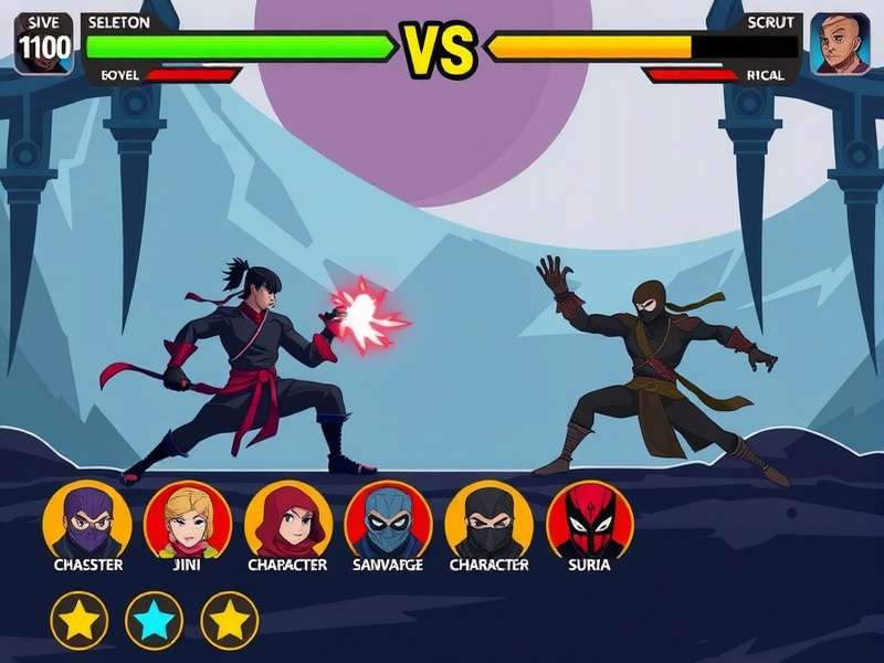 Surat Smash Ninja gameplay screenshot showing character combat