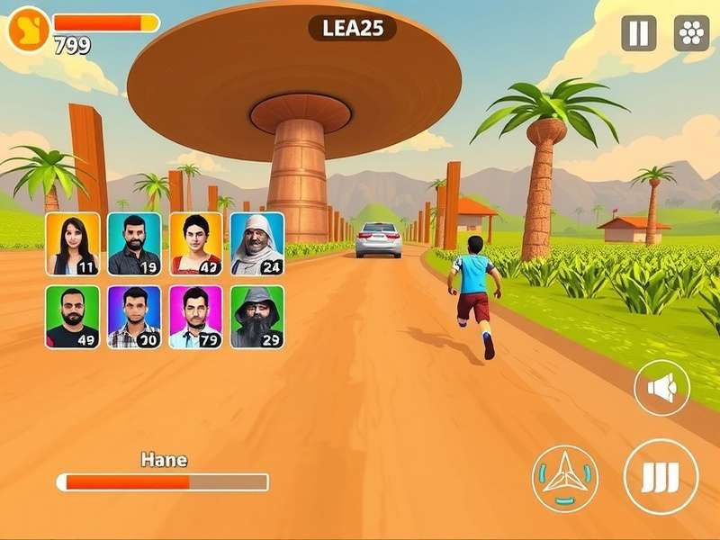 Speedy Sprint Legend character selection screen showing diverse Indian-inspired characters