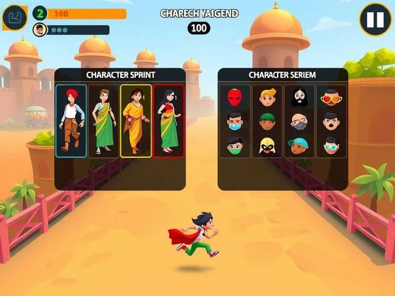 Advanced gameplay technique demonstration in Speedy Sprint Legend