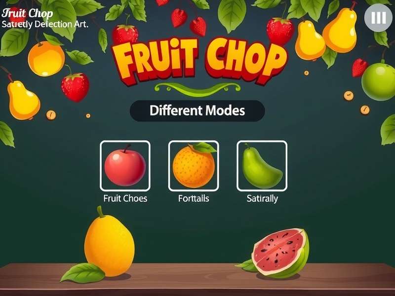 Fruit Chop development team and early concept art