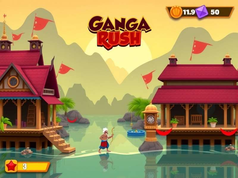 Ganga Rush Game Screenshot