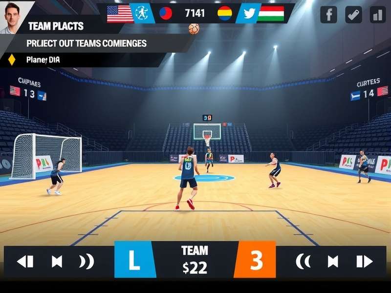 Handball Dominators team customization interface