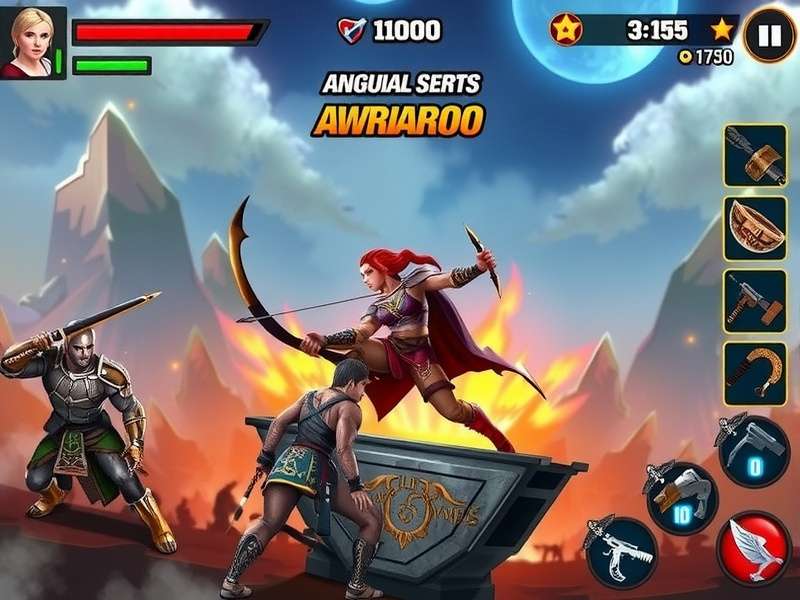 Archero Warrior Storm level up and progression screen