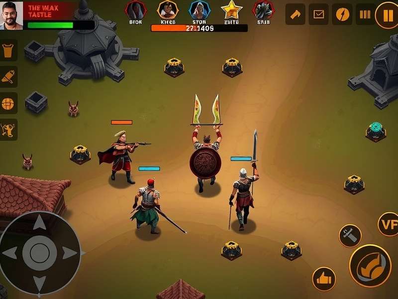 Maratha Warriors Adventure gameplay screenshot showing battle scene