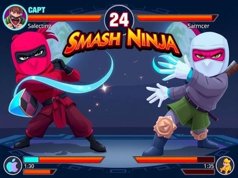 Surat Smash Ninja character selection screen
