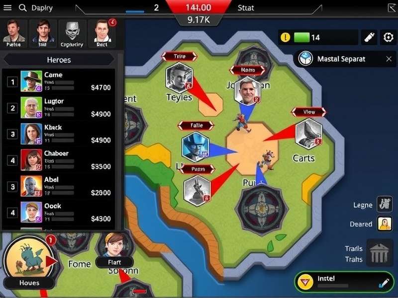 Quick Strike Blitz gameplay screenshot showing character selection interface