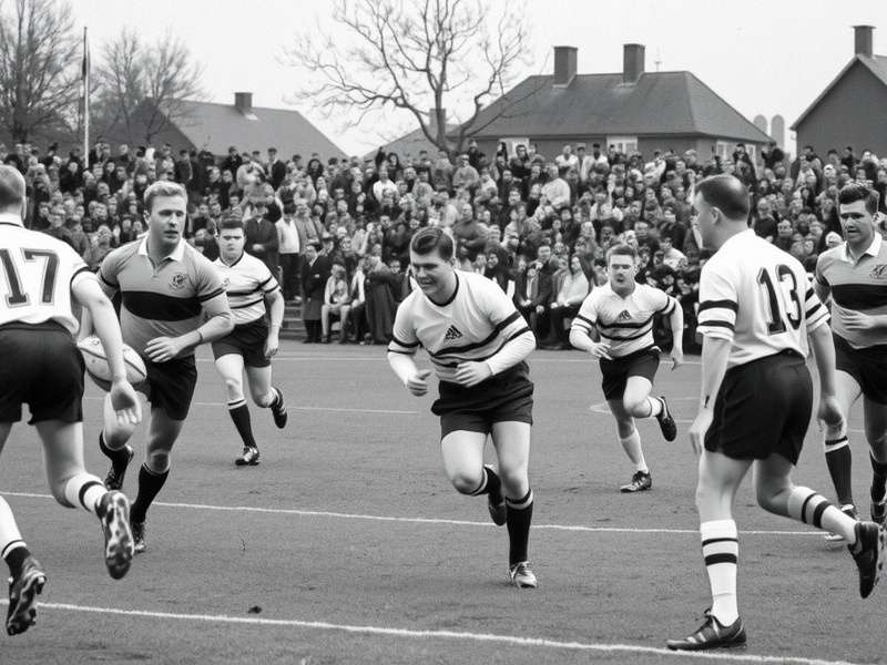 Rugby Supreme Sprint gameplay action showing players in motion