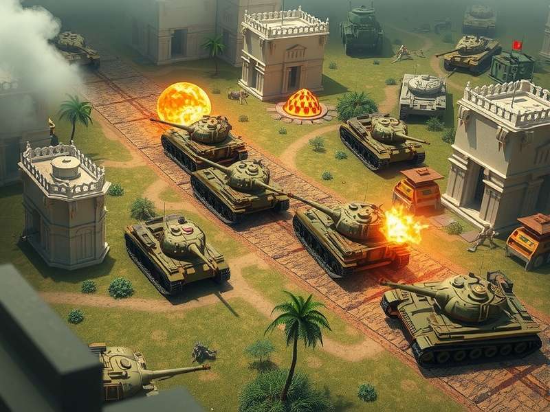 Tamil Tank Invaders development team working on game design