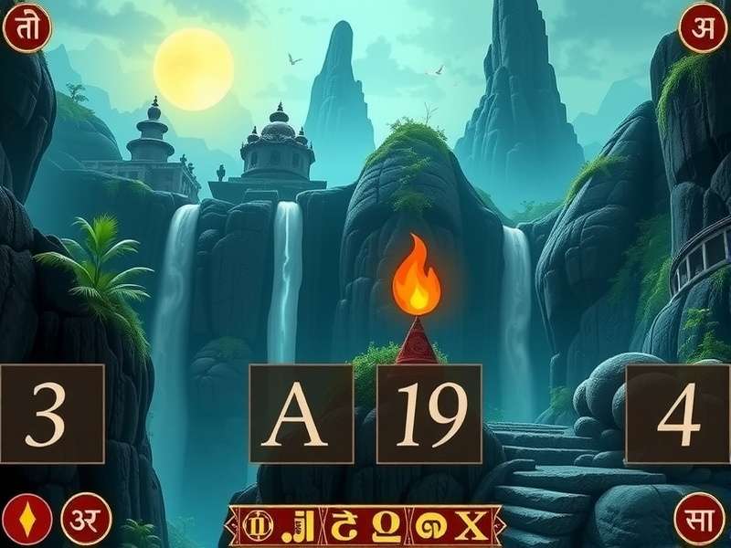 Mystic Grotto Trail gameplay screenshot showing mystical Indian landscapes