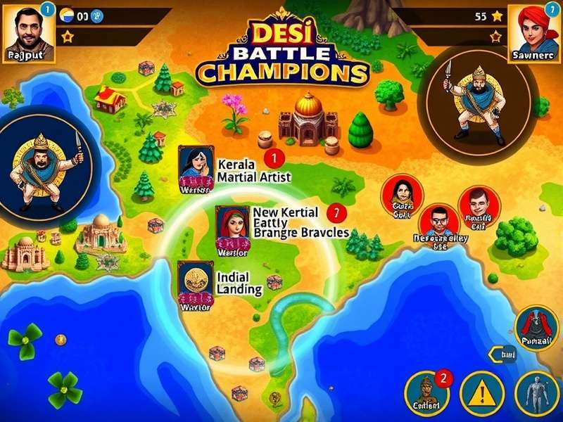 Kerala Martial Artist character from Desi Battle Champions