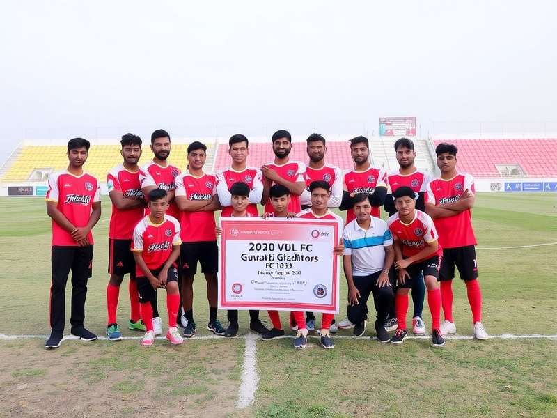 Guwahati Gladiators FC Players in Action