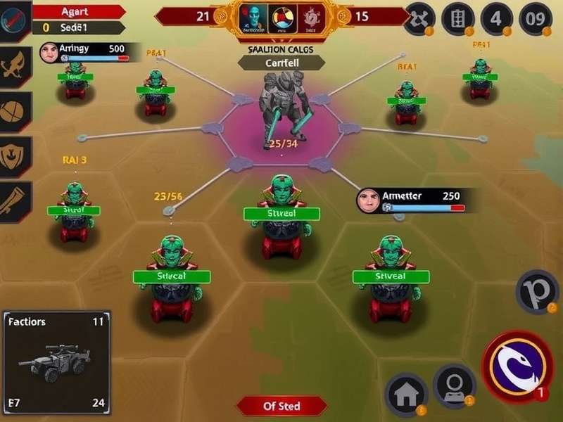 Charminar War Commander gameplay screenshot showing strategic interface
