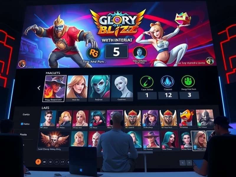 Glory Blitz India esports tournament with live audience