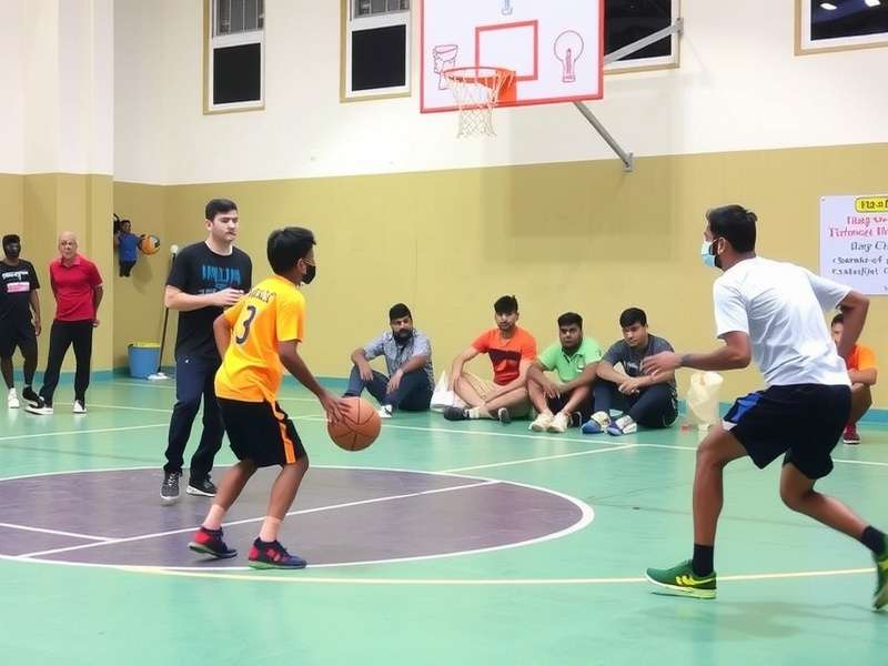 India Hoops Challenge coaching clinic
