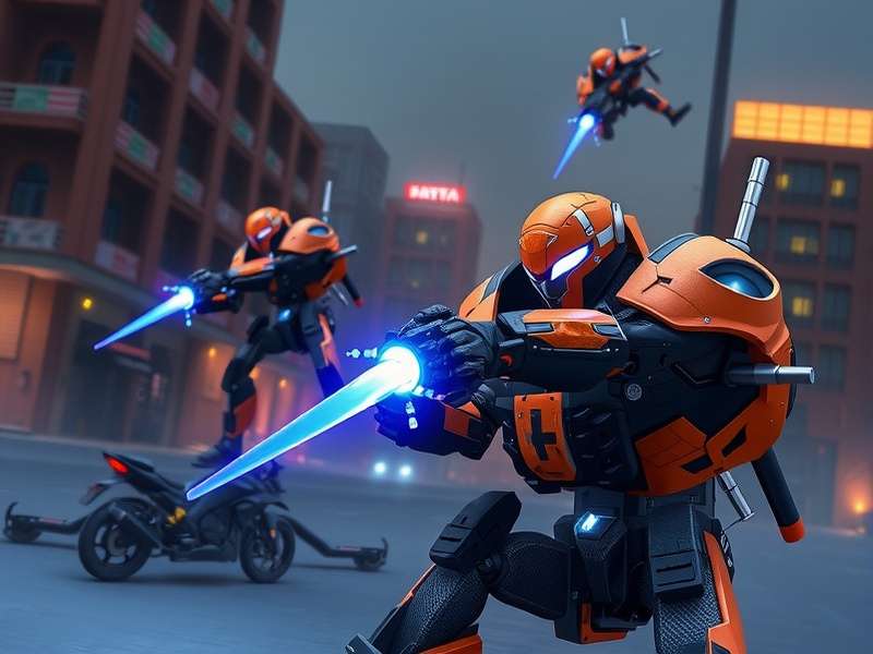 Kolkata Killer Robots gameplay featuring futuristic robots in combat