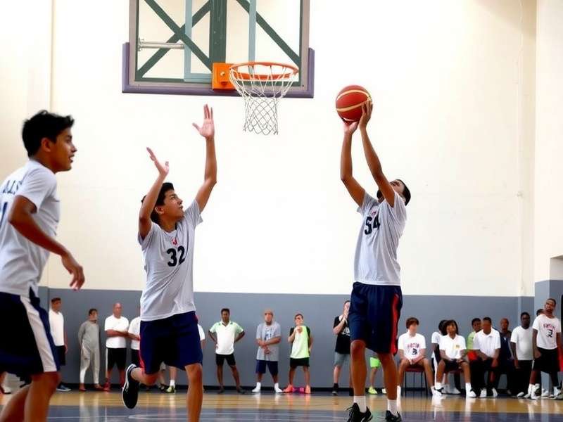 India Hoops Challenge tournament action